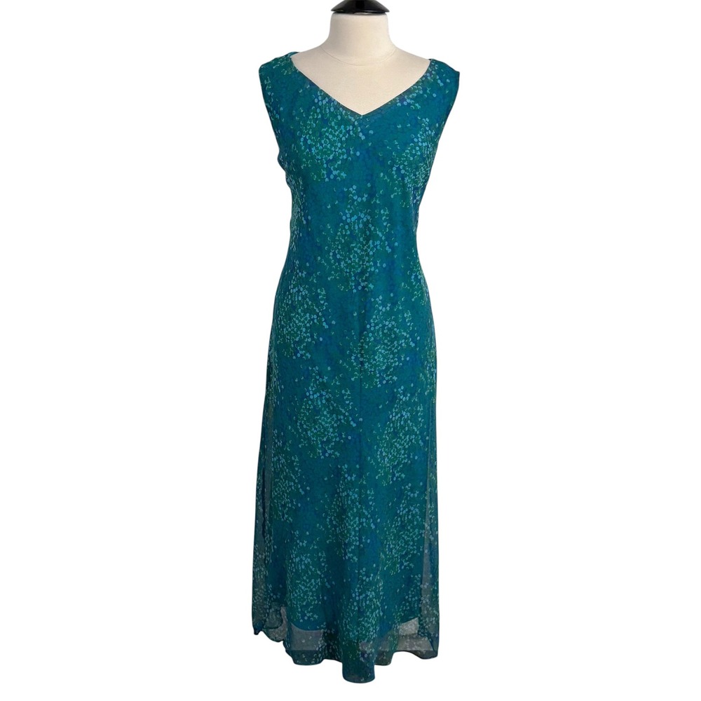 DR Donna Ricco Women's Vintage Sleeveless Maxi Dress